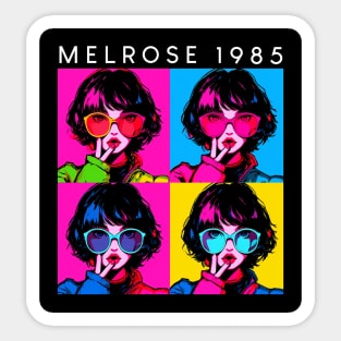 Melrose 1985 Sticker